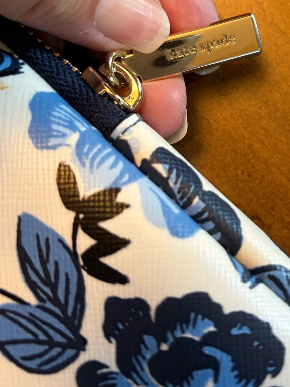 kate spade Madison Peacock 15” Floral Laptop Sleeve in Blue Multi Style KH775